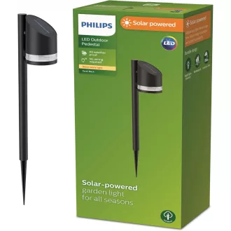 Philips Outdoor Solar Fyve Kerti Lámpa 1,5W Fekete IP44