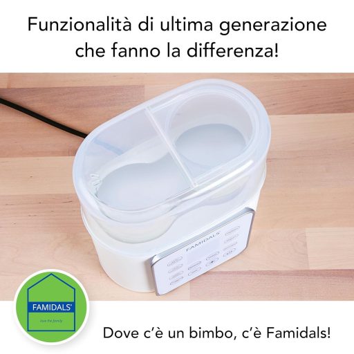 Famidals 6 az 1-ben elektromos cumisüveg melegítő és sterilizáló készlet