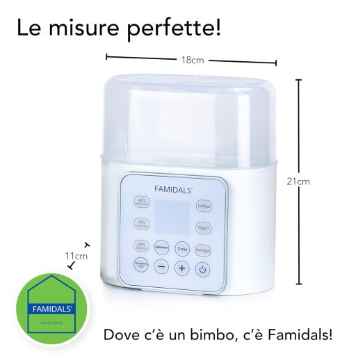 Famidals 6 az 1-ben elektromos cumisüveg melegítő és sterilizáló készlet