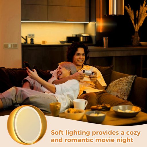 slochi Dimmelhető LED Mennyezeti Lámpa 36W 4200LM Távirányítóval, 1800K-6500K Színhőmérséklet, 40cm Kerek Fehér Modern Nappali