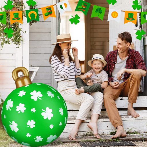 Viseća dekoracija zelena djetelina - Irski rekvizit za zabavu povodom Dana sv. Patrika