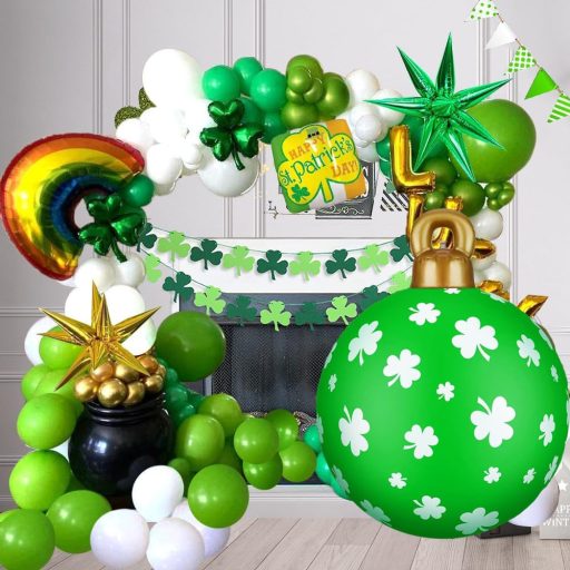 Viseća dekoracija zelena djetelina - Irski rekvizit za zabavu povodom Dana sv. Patrika