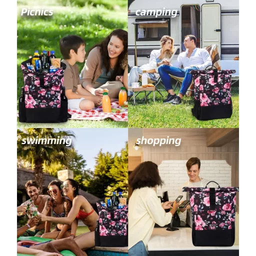 Rucsac frigorific DEWUR 35L, impermeabil, pentru picnic, camping, plajă, drumeții, călătorii