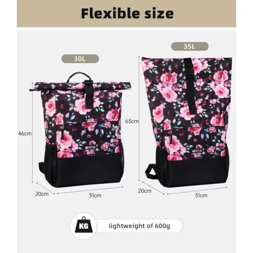 DEWUR 35L Hűtő Hátizsák Vízálló Piknik Camping Strand Túra Utazás