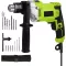 Ciocan rotopercutor Tilswall 850W, 3000 RPM, mandrină automată 13mm, 15 accesorii