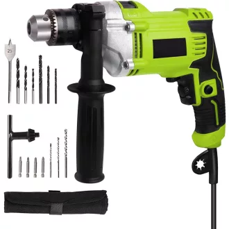   Ciocan rotopercutor Tilswall 850W, 3000 RPM, mandrină automată 13mm, 15 accesorii