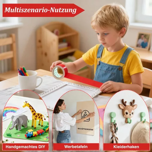 SANLI TAPE Kétoldalas Ragasztószalag Extra Erős 5m x 12mm 2 Tekercs