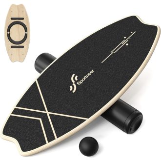   Sportneer Fa Egyensúlytábla Skateboard Szörfdeszkás Balanszozó Gyerekeknek és Felnőtteknek