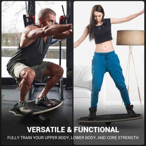 Sportneer Fa Egyensúlytábla Skateboard Szörfdeszkás Balanszozó Gyerekeknek és Felnőtteknek