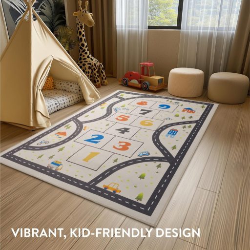 Navaris Gyerekszobai Szőnyeg Csúszásgátló Részecskékkel
