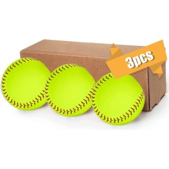   LeapBeast 12-palcová tréningová softbalová loptička, PU povrch pre začiatočníkov, športová loptička na mládežnícky tréning