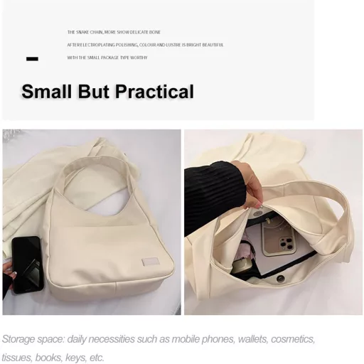 CUNGGI nagy női válltáska hobo tote bag vegán bőr retro kézitáska