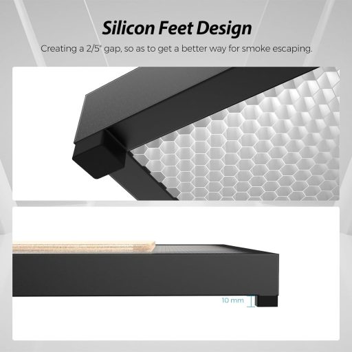 Včelí plást Creality pre laserové rezanie 320x320 mm s hliníkovou platformou a zdvihákmi