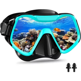   Arlierss 180° Panoráma Snorkel Maszk Felnőtteknek Anti-Köd