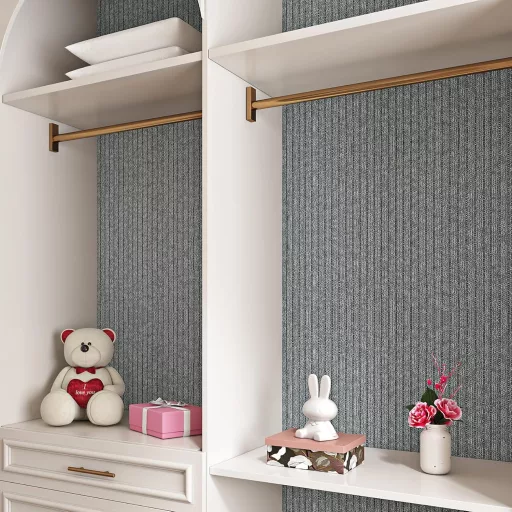 Livelynine samoljepljiva tapeta, sivi uzorak, folija za namještaj, mat izgled