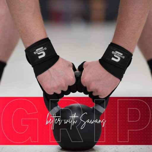 SAWANS Súlyemelő Kesztyű Fekete Neoprén Csuklótámasztékkal Férfi Női Edzőkesztyű Fitnesz Bodybuilding Húzódzkodás S Méret