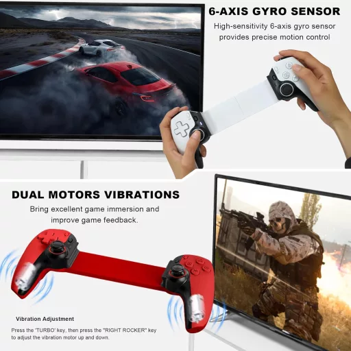 Joso D9 Wireless Controller iPhone iPad Android PC-hez Programozható Gombokkal