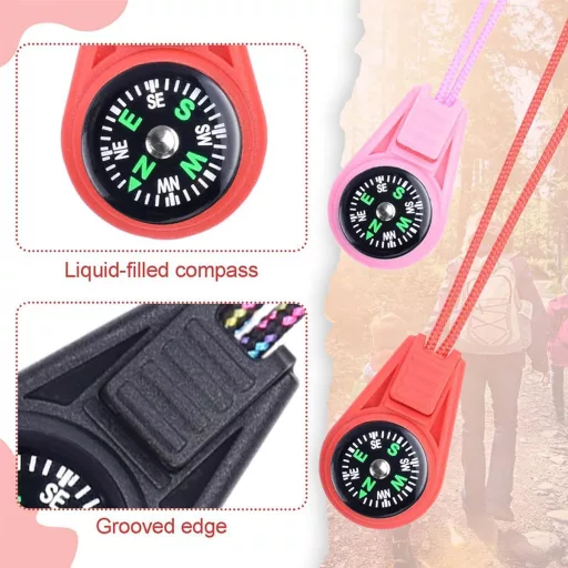 Doukesh Multicolor Mini Túrakompasz Gyerekeknek Medállal és Táskával
