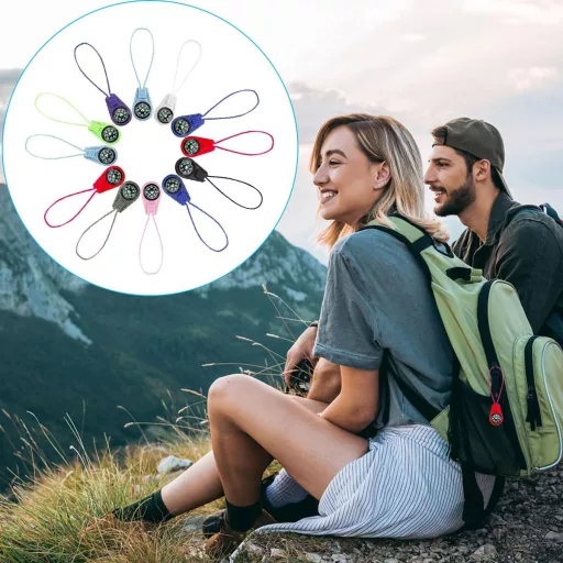 Doukesh Multicolor Mini Túrakompasz Gyerekeknek Medállal és Táskával