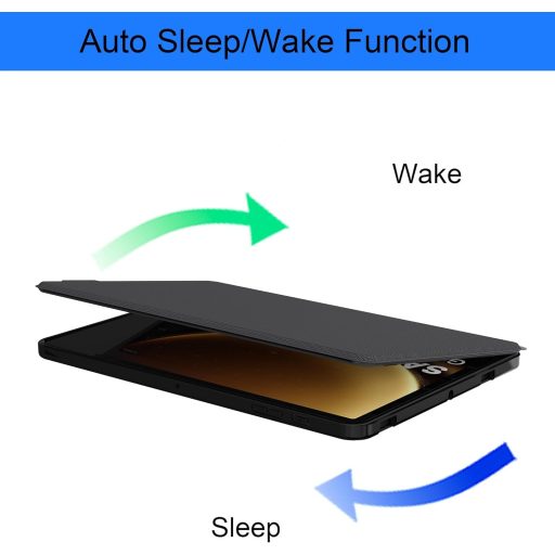 ROOFEI Galaxy Tab S10Ultra/S9 Tipkovnica s Touchpadom QWERTZ 7 Boja LED