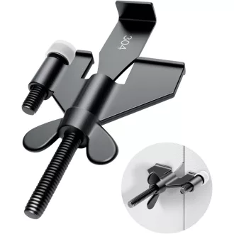   AceMining Hordozható Ajtózár Fekete - Utazás, Hotel, Otthon Biztonsági Zár