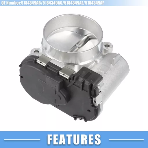 ABSOPRO Corp clapeta acceleratie electronic, Aluminiu, pentru Dodge Challenger 3.6L 2011-2022