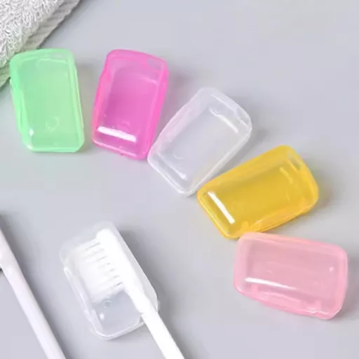 Set de protecții pentru periuța de dinți BNOYONERAS - 5 bucăți, suport portabil din plastic pentru capul periuței de dinți, cutie de protecție pentru călătorii și uz casnic