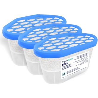   Aquafloow 400ml Páramentesítő Készlet 3db Fürdőszoba Konyha Szekrény Nedvességgátló