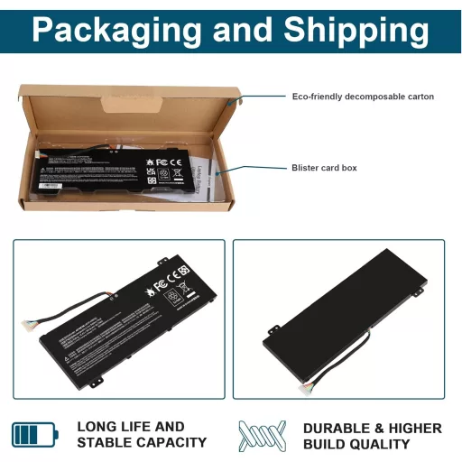 Baterie laptop ASUNCELL 15.4V 58.75Wh pentru Acer Nitro 5 AN515 AN517 Nitro 7 A715