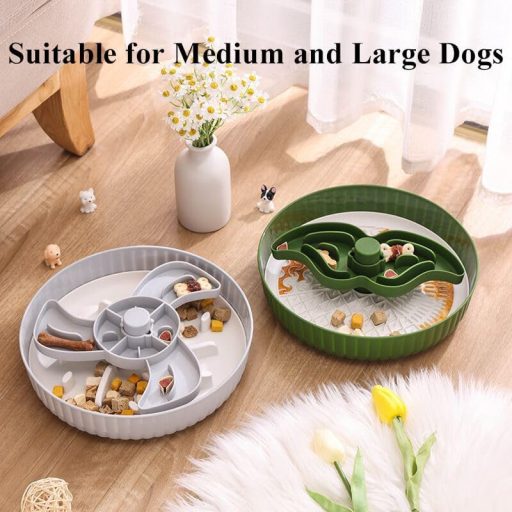 Vealind spora hranilica za pse, labirint puzzle, funkcionalna, plava