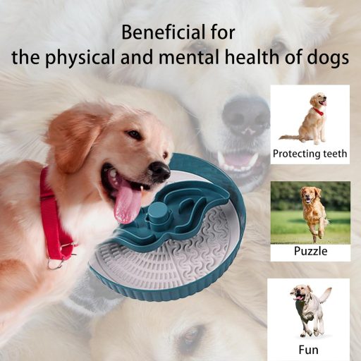 Vealind Lassú Etető Kutyatál Labirintus Puzzle Funkciós Kék