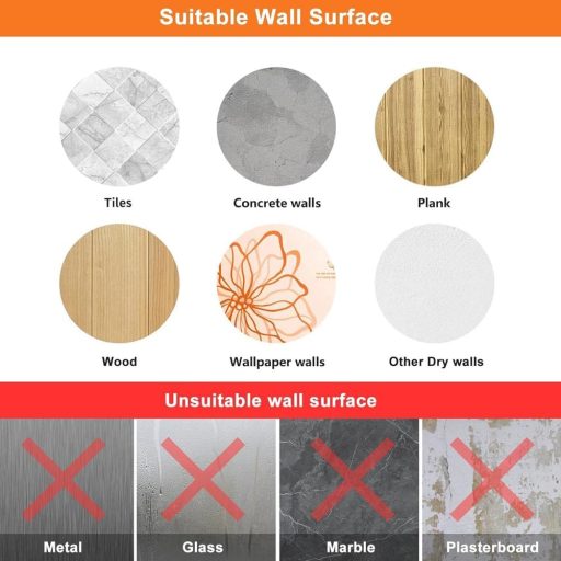 PDGROW Ezüst Fali Ruhaakasztó 2 db - Rejtett Csavaros Kabátakasztó