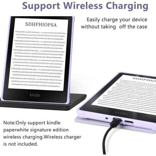 FUWANG futrola za Kindle Paperwhite 11. generacije, lagana PU kožna navlaka, s funkcijom automatskog buđenja/uspavljivanja