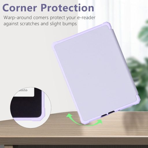 FUWANG Kindle Paperwhite 11. generáció tok, könnyű PU bőr borító, automatikus ébresztés-alvás funkcióval