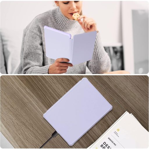 FUWANG Kindle Paperwhite 11. generáció tok, könnyű PU bőr borító, automatikus ébresztés-alvás funkcióval