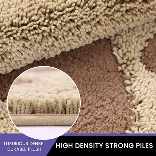 Oiilores Szennyeződés Csapda Lábtörlő 50x80 cm, Csúszásmentes Mosható Szőnyeg