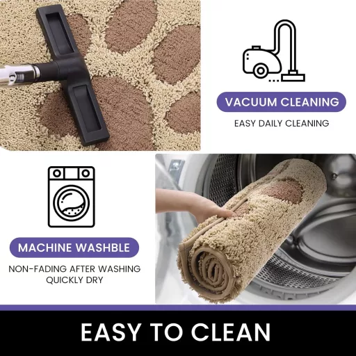 Oiilores Szennyeződés Csapda Lábtörlő 50x80 cm, Csúszásmentes Mosható Szőnyeg