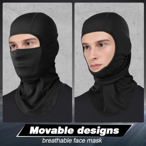 WTACTFUL Motoros Balaclava Síkesztyű Szélálló Arcmaszk Kerékpározáshoz Motorozáshoz Síeléshez