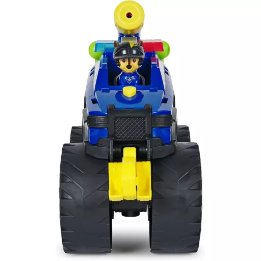 PAW Patrol Chase Deluxe Monster Truck - Motorizált Csörlővel, Fény és Hangeffektekkel, Lövedékkilövővel - Játék Gyerekeknek 3-9 Éves Korig