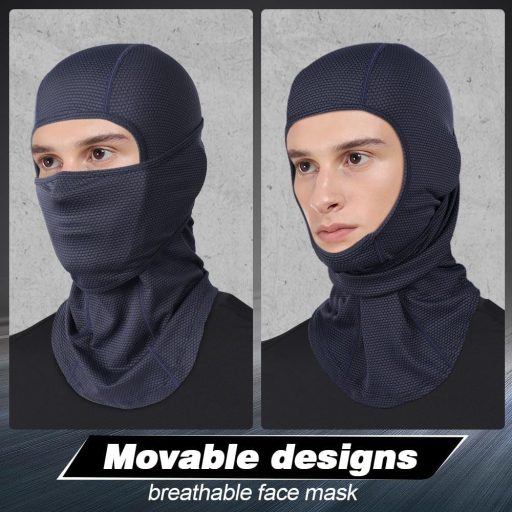 WTACTFUL Motoros Balaclava Síkesztyű Szélálló Arcmaszk Kerékpározáshoz Motorozáshoz Síeléshez
