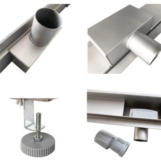   HAPAOSO Canieval 2 az 1-ben Beépített Zuhanyfej Légfrissítővel és Hajszűrővel 80cm.88x155x80mm