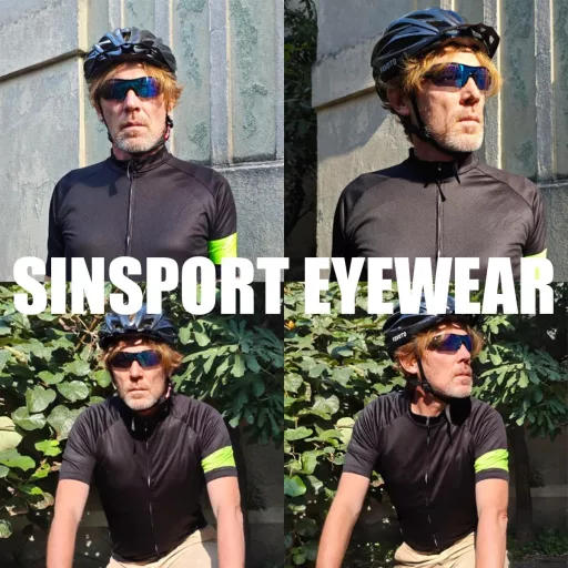 SINSPORT polarizált sportüveg UV400 védelemmel kerékpározáshoz futáshoz