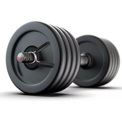 BASTOUR 2 db 30 mm Súlyzó Bilincs Fekete - Gyors Kioldású Rugós Zár Kézi és Hosszú Súlyzókhoz Erőnléti Edzéshez