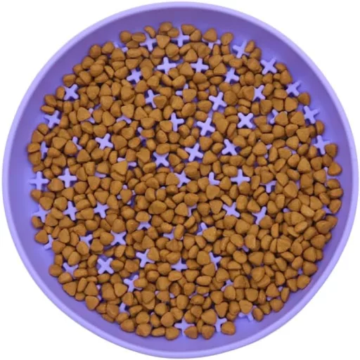 Doweiss szilikon lassú etető tál kutyáknak, anti-csúszó tálka