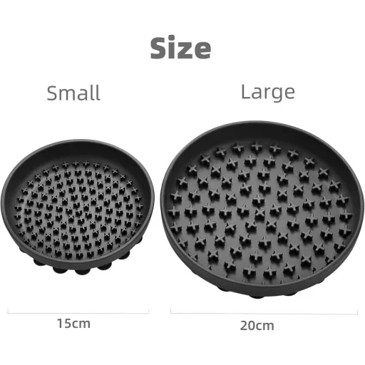 Doweiss szilikon lassú etető tál kutyáknak, anti-csúszó tálka