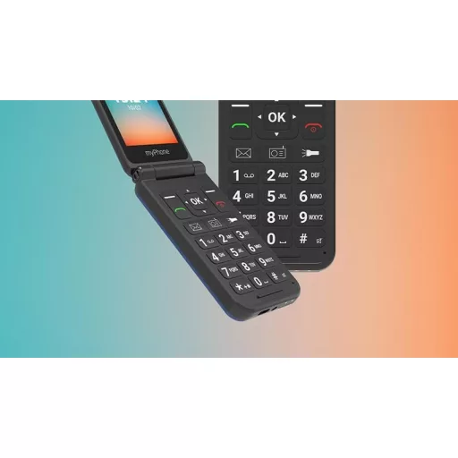 myPhone Flip LTE Időseknek Nagyobb Gombokkal, Dual SIM, 4G Okostelefon