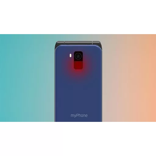 myPhone Flip LTE Időseknek Nagyobb Gombokkal, Dual SIM, 4G Okostelefon