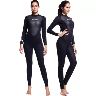   Costum de neopren ZCCO 3mm cu fermoar la spate pentru bărbați și femei, pentru scufundări, surfing și snorkeling