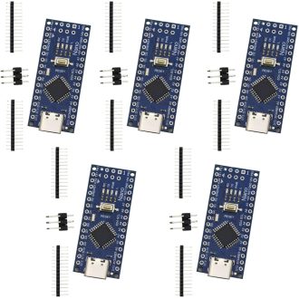   Tanmote Nano V3 5 darabos mikrovezérlő szett USB-C Arduino kompatibilis