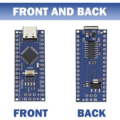 Tanmote Nano V3 5 darabos mikrovezérlő szett USB-C Arduino kompatibilis